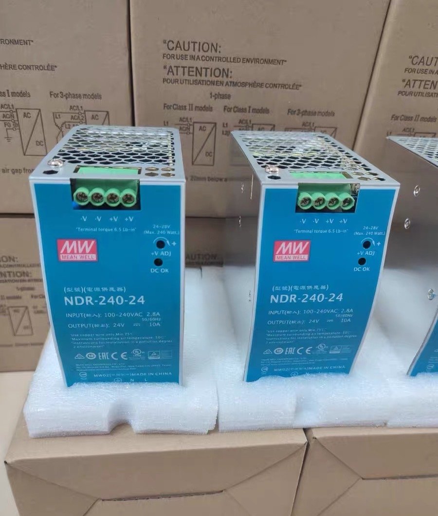 Ndr240 MEAN WELL / MW Power Supply NDR-240-24 NDR Track-type Switching Power ...
